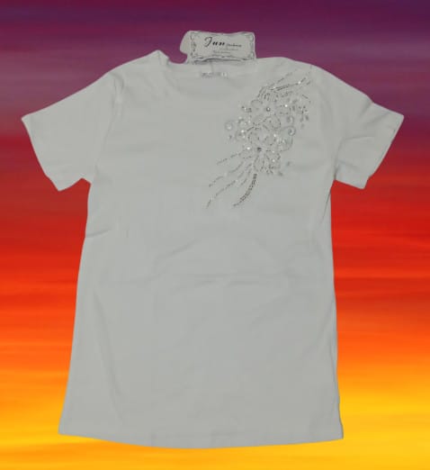 Blusa Bordada em Pedrarias
